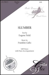 Slumber SAB choral sheet music cover Thumbnail